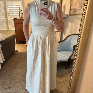 JCREW new with tags maxi dress in beige